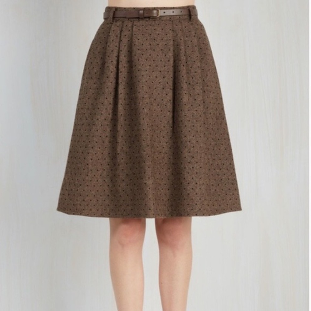 ModCloth Mentor of Attention Tweed Skirt - Medium